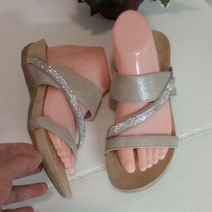 Elegant Silver Women's Sandals